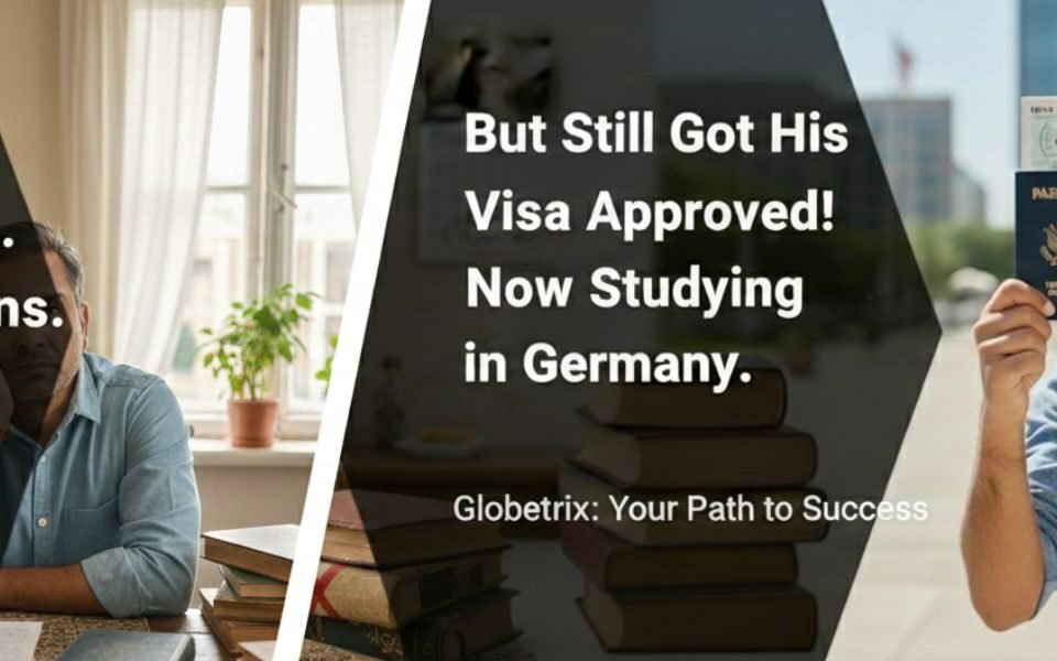 Student visa success story with Globetrix Overseas – Rahul received his visa approval despite having a 5-year study gap